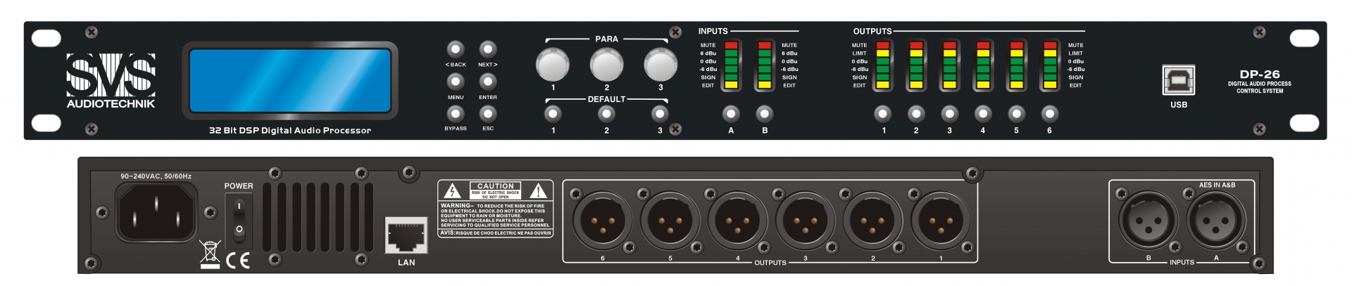 SVS Audiotechnik DP-26 Цифровой процессор: 2 входа 6 выходов в Пышме