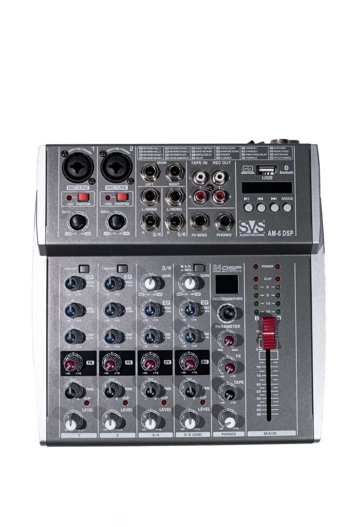 SVS Audiotechnik mixers AM-6 DSP Микшерный пульт аналоговый, 6-канальный SVS Audiotechnik mixers в Пышме