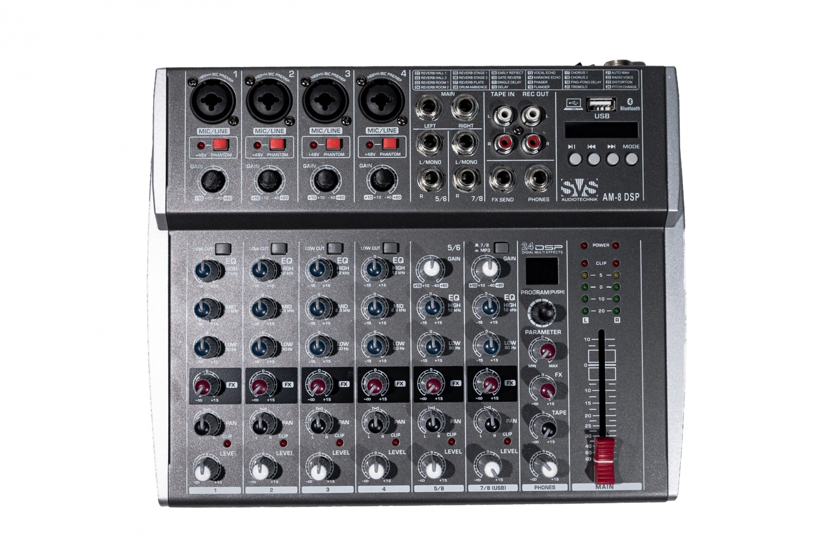 SVS Audiotechnik mixers AM-8 DSP Микшерный пульт аналоговый, 8-канальный в Пышме